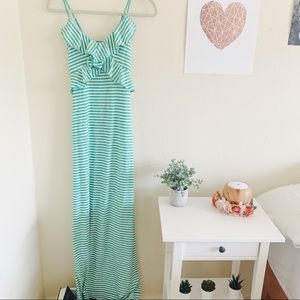 Max Studio Striped Maxi Dress